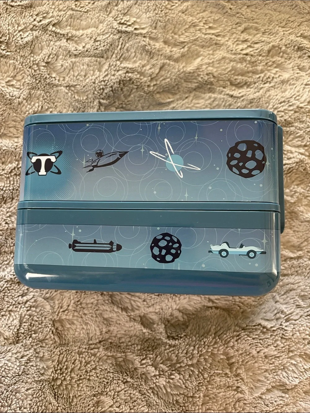 Disneyland Tomorrowland Themed Bento Box - Blue